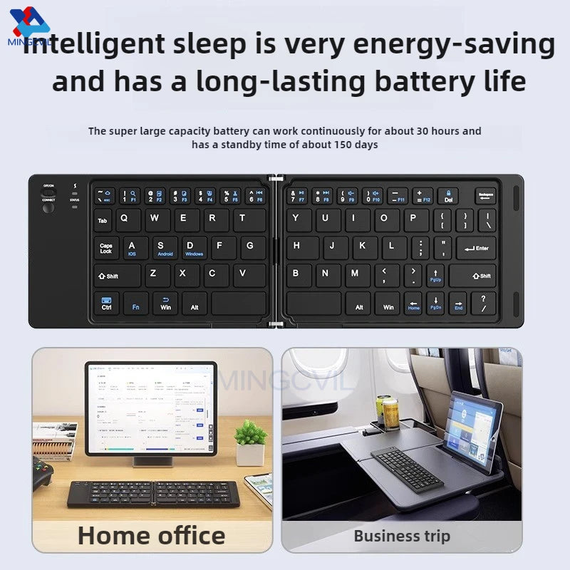 PocketPro Ultra Foldable Bluetooth Keyboard